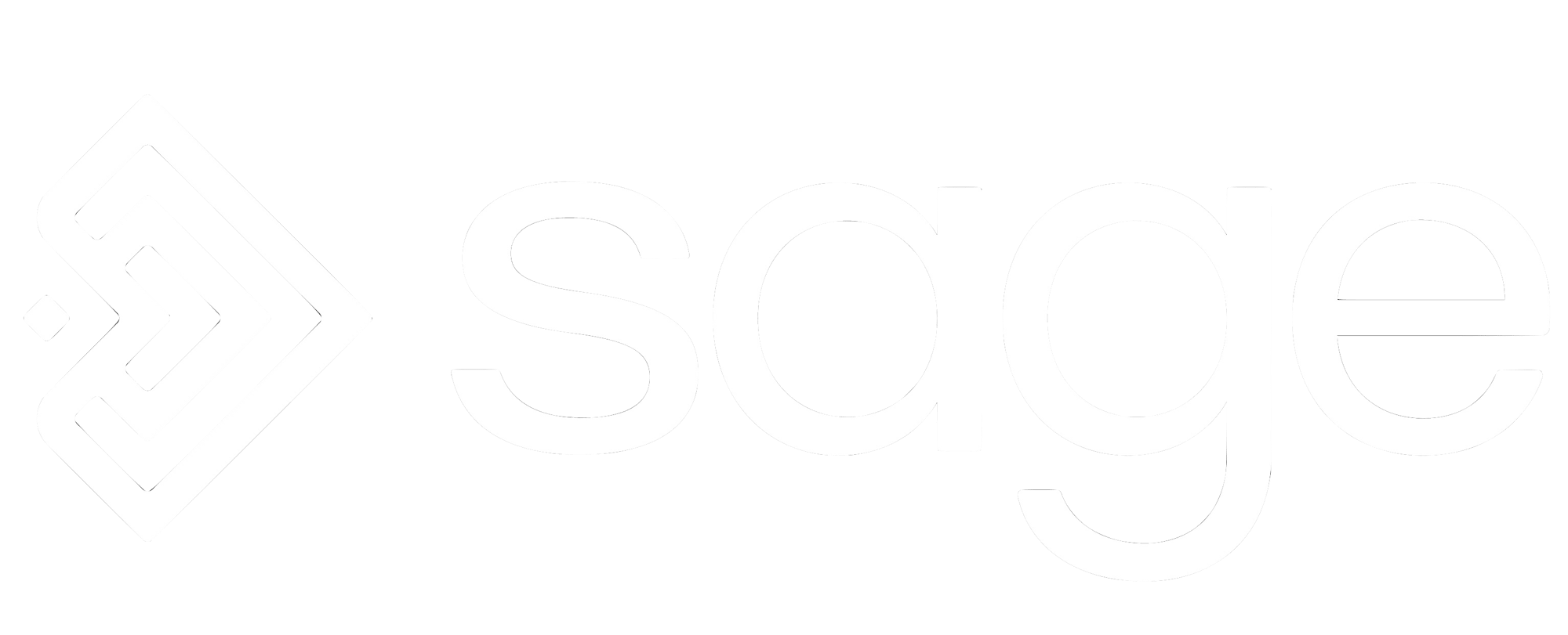 Sage White Logo